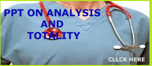 PPT ON ANALYSIS AND TOTALIT OF PT.