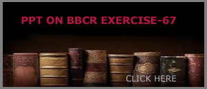 PPT ON BBCR EXERCISE-67