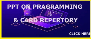 PPT ON PROGRAMMING ON CARD REPERTORY